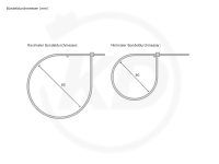 3.6 x 300 mm Kabelbinder mit Stopper, schwarz - B�ndeldurchmesser