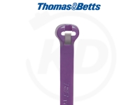 ABB Steel tongue cable ties, 6,9 x 340 mm, purple, 500 pieces