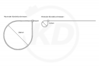9,0 x 1016 mm Kabelbinder, wiederlsbar, schwarz - Bndeldurchmesser