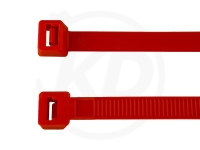 7.8 x 750 mm cable ties, red, 100 pieces
