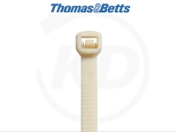 T & B - Kabelbinder mit abklemmbarem Ende, 4,7 x 181 mm, natur, 50 Stück