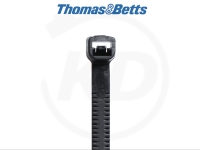T & B - Vollplastik-Kabelbinder, 2,4 x 112 mm, schwarz, 100 Stck