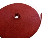 Velcro reel, red, 10 mm x 25 Meter