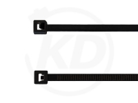 2.5 x 80 mm Kabelbinder, schwarz, 100 Stück
