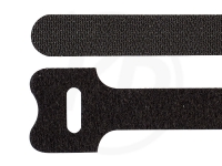 Velcro ties, black, 12,5 x 180 mm, 20 pieces