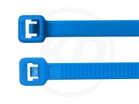 2.5 x 98 mm Kabelbinder, neonblau, 100 Stück
