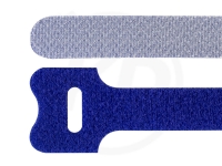 Velcro ties, blue, 12,5 x 130 mm, 20 pieces