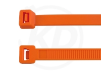 4.8 x 290 mm Kabelbinder, orange, 100 Stück