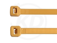 3.6 x 200 mm cable ties, gold, 100 pieces