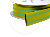 Heat-shrinkable tubing box, 6.4 mm, yellow/green, 10 m