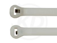 7.6 x 780 mm, Kabelbinder mit Metallzunge, natur, 100 Stck