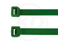 3.6 x 140 mm cable ties, green, 100 pieces