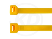 4.8 x 290 mm cable ties, yellow, 100 pieces