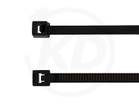 3.6 x 500 mm Kabelbinder, schwarz, 100 Stck