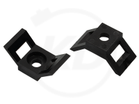 Y-Schraubsockel bis 9,0 mm (M5), schwarz, 100 Stck