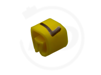 2.2 - 5.0 mm Kennzeichnungsringe L, gelb, 500 Stck