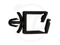 Steck-Kabelhalter, schwarz, klein, 100 Stck