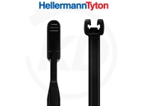 Hellermann Q-tie UV-witterungsstabil, 4,7 x 210 mm, schwarz, 100 Stück