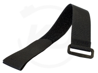 Velcro ties with buckle, 38 x 500 mm, black, 10 pieces