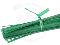 Twist ties, 10 cm, green, 1000 pieces