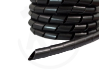 cable conduit, black, 12 mm, 10 metre