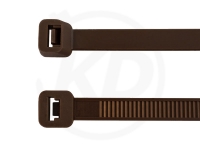 2.5 x 98 mm cable ties, brown, 100 pieces