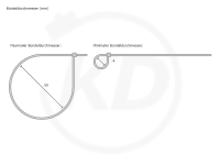 PE-Binder, 5,4 x 170 mm, grn - Bndeldurchmesser