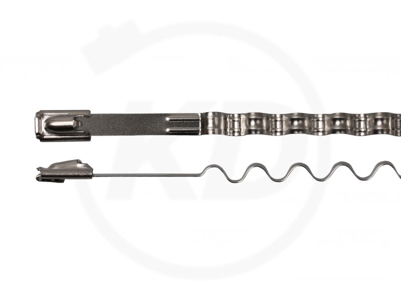 10 x Edelstahl Kabelbinder 4,6x600mm bis 175mm Bündel