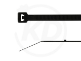 3.6 x 180 mm Kabelbinder mit Stopper, schwarz, 100 Stück