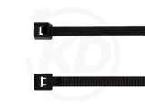 3.6 x 250 mm Kabelbinder, schwarz, 100 Stück