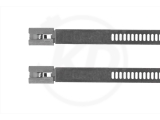 7.2 x 335 mm stainless steel cable ties with ladder lock, 100 pieces