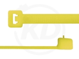 4,8 x 200 mm Kabelbinder, wiederlösbar, gelb 100 Stück