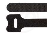 Klettbinder, schwarz, 12,5 x 205 mm, 20 Stück