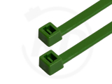 3.6 x 140 mm PREMIUM cable ties, green, 100 pieces