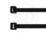 4.8 x 200 mm Kabelbinder UV-beständig, schwarz, 100 Stück