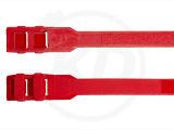 9 x 360 mm Kabelbinder mit Flachkopf, rot, 100 Stück