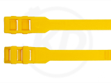 9 x 360 mm Kabelbinder mit Flachkopf, gelb, 100 Stück