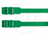 9 x 360 mm Kabelbinder mit Flachkopf, grün, 100 Stück