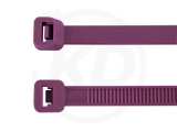 3.6 x 140 mm cable ties, purple, 100 pieces