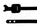 6,3 x 229 mm, Edelstahlkabelbinder wiederlösbar, 10 Stück