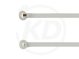 2.5 x 100 mm Kabelbinder mit Metallzunge, natur, 100 Stck